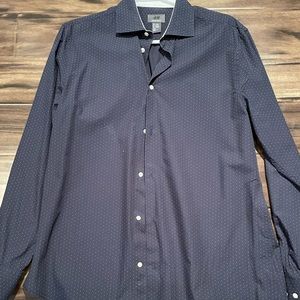 H&M blue black shirt Large